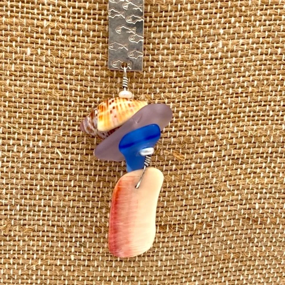 925 Artisan Made Beach Feel Necklace.